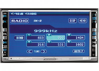 DVD PLAYER AUTO PANASONIC CQ-VD6503N